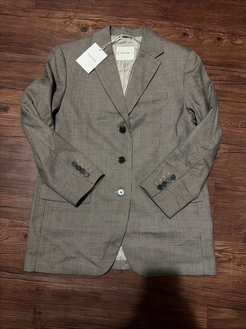 Everlane The Oversized plaid blazer